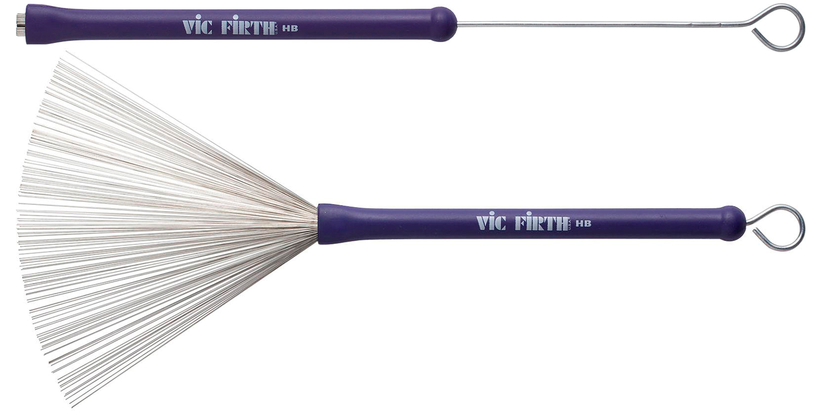 Foto 5 pulgar | Par Escobillas Ligeras Heritag Brush Vic Firth Hb