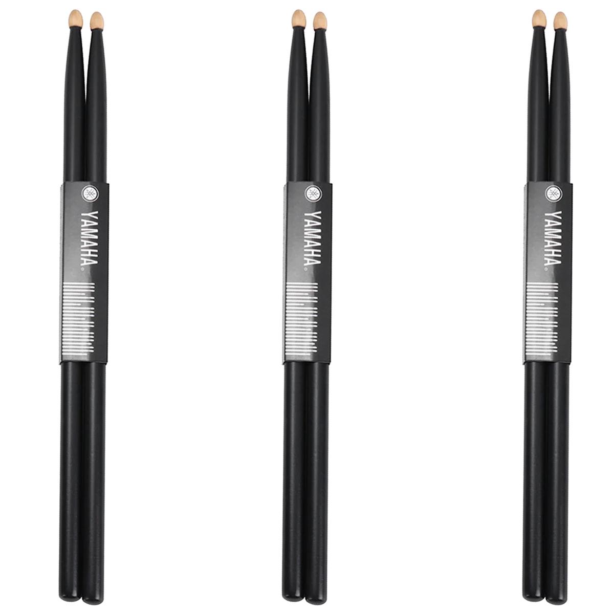 Drumsticks 5a Negras Ventdepot Mxikb-003 6 Piezas Blanco