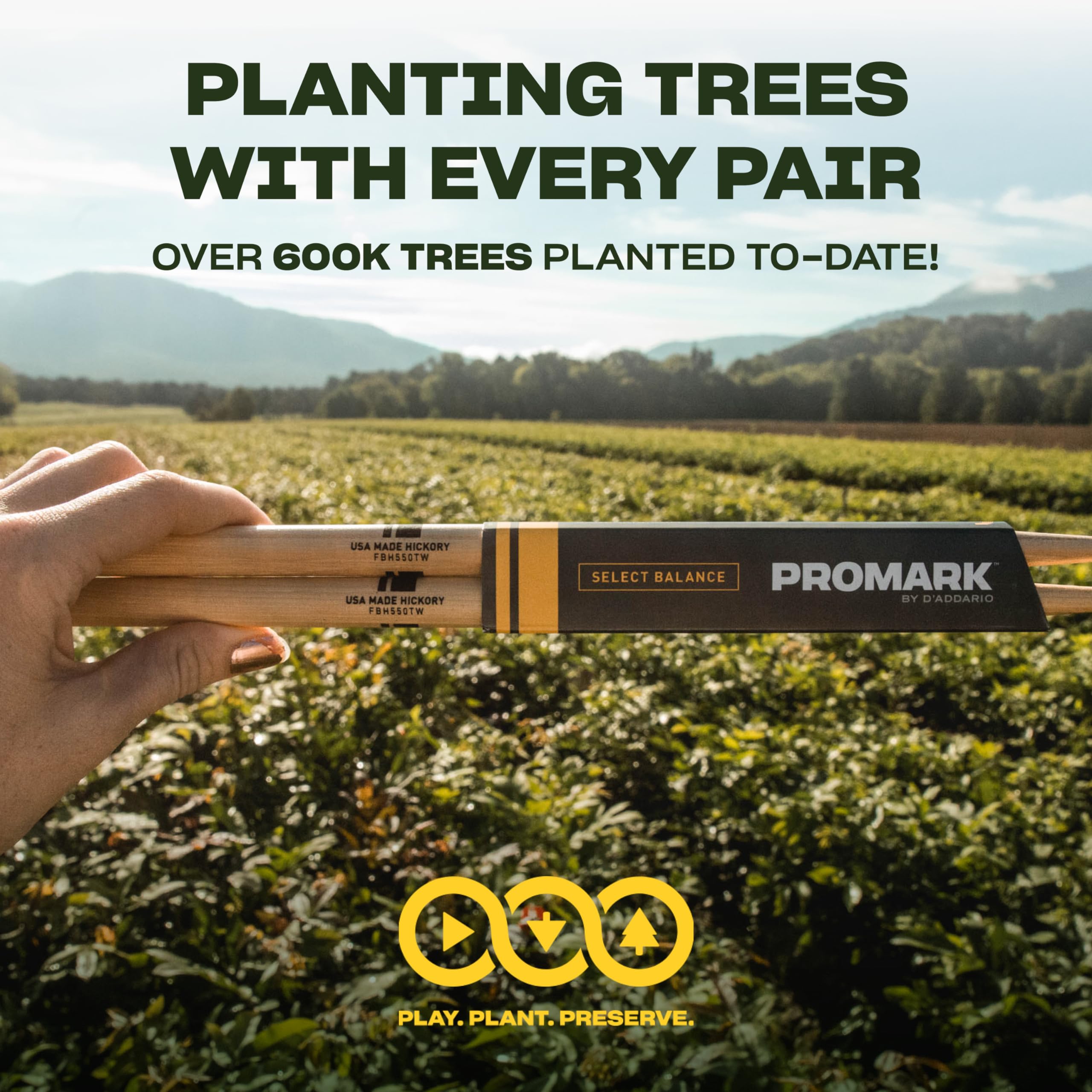 Foto 5 | Baquetas Promark 5b Rebound De Madera De Nogal Americano, 3 Pares Y 1 Firegrain - Venta Internacional.