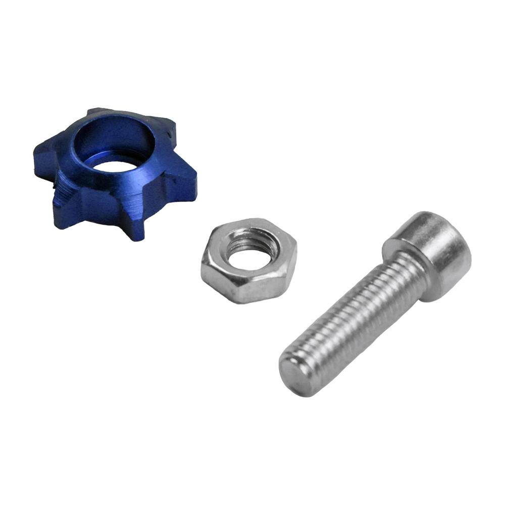 Foto 4 pulgar | Tornillo Decorativo Estrella Placa Azul Set