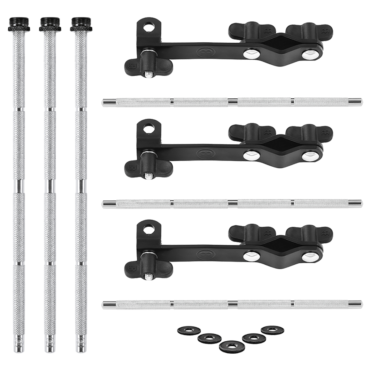Foto 2 pulgar | Meinl Mpmcs Abrazadera Jgo Clamps Micrófono Para Batería