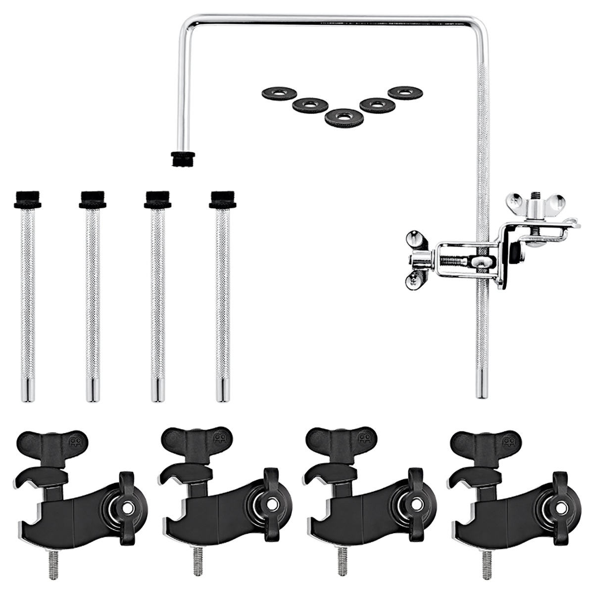 Meinl Mpmds Juego Clamps Micrófono Para Batería Flexible Set