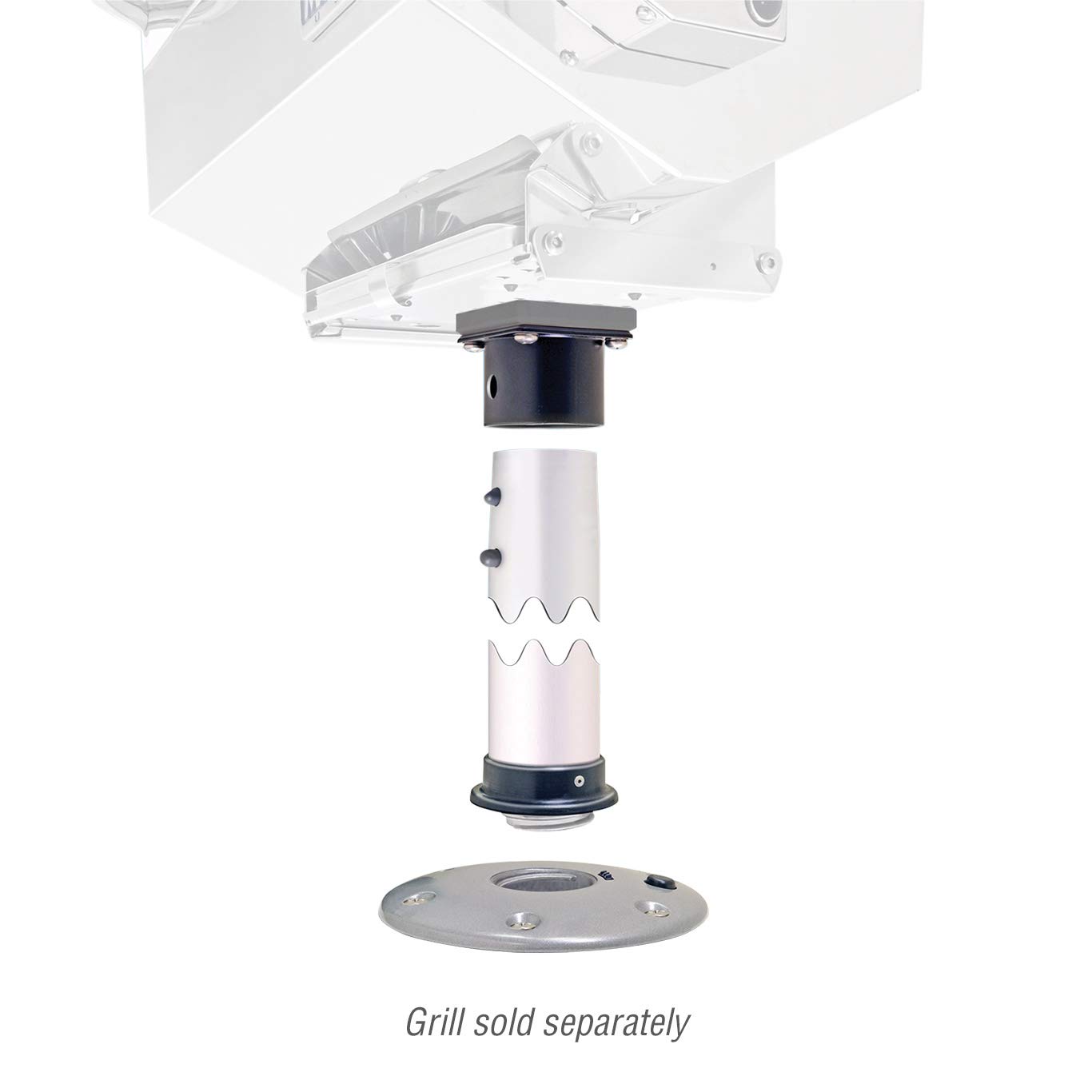 Foto 6 pulgar | Pedestal Mount Magma Products T10-185 Plateado Para Paseos En Bote - Venta Internacional.