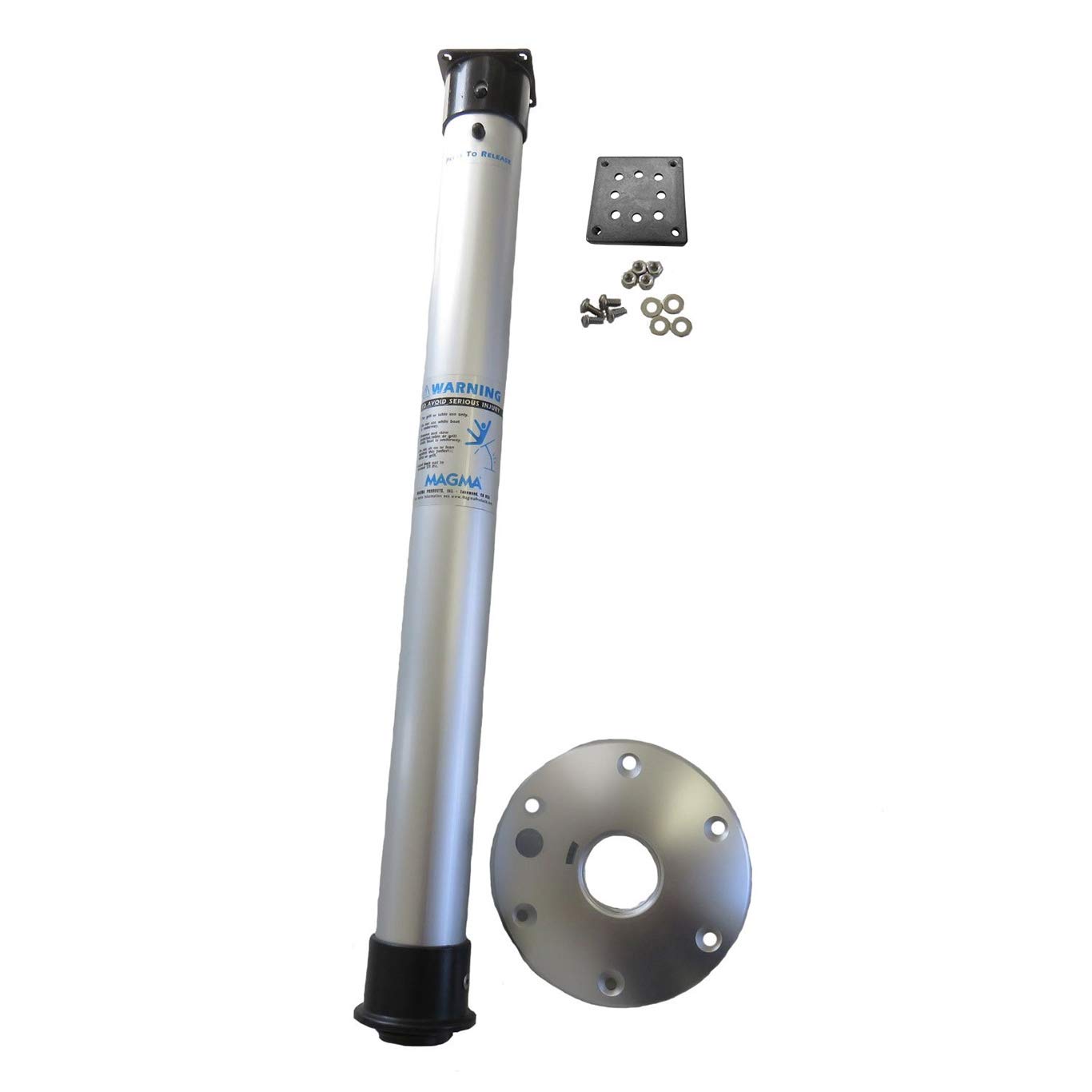 Foto 7 pulgar | Pedestal Mount Magma Products T10-185 Plateado Para Paseos En Bote - Venta Internacional.