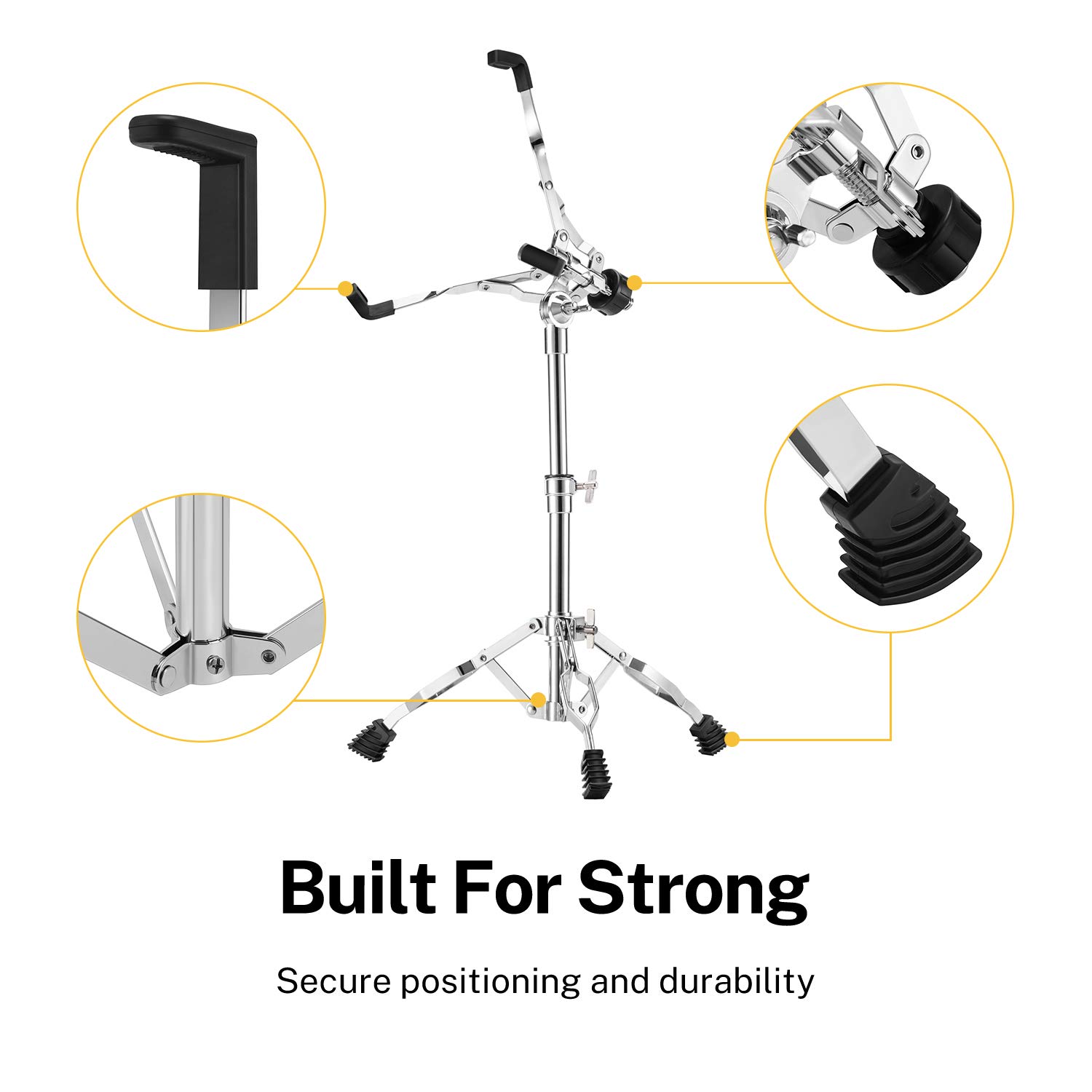 Foto 4 pulgar | Soporte Para Tambor Donner Ajustable Con Doble Soporte Y Soporte - Venta Internacional.