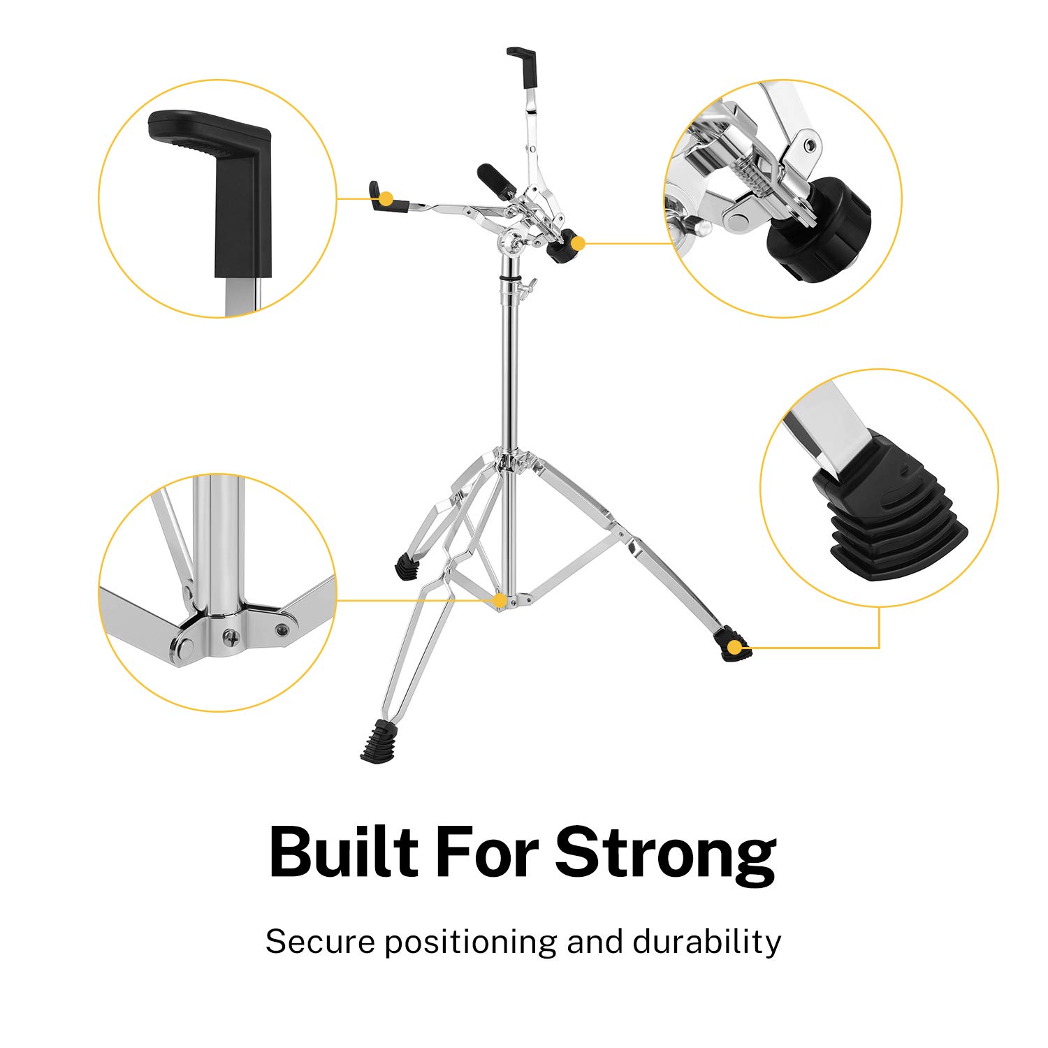 Foto 4 pulgar | Soporte Para Tambor Donner Ajustable Con Doble Soporte Y Soporte - Venta Internacional.