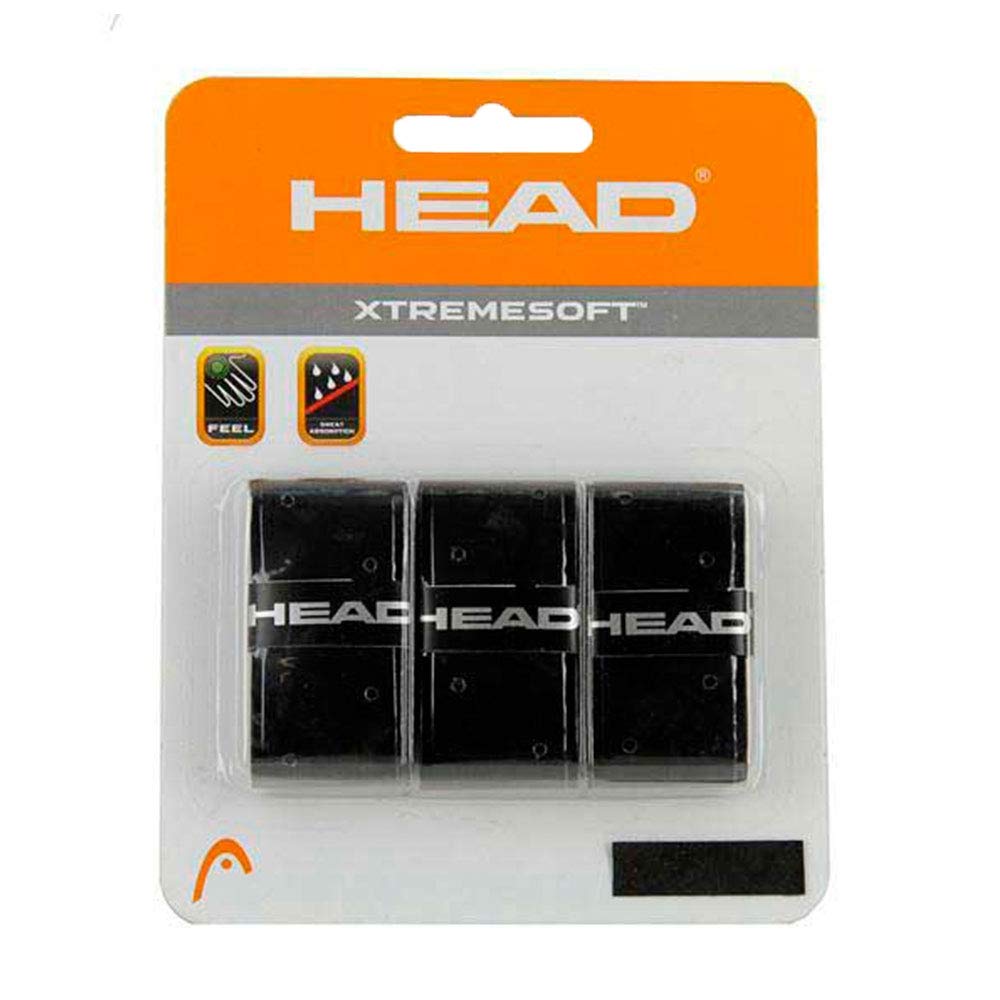 Foto 3 pulgar | Raqueta De Tenis Overgrip Head Xtreme Soft, Paquete De 3, Color Negro Y Blanco - Venta Internacional.