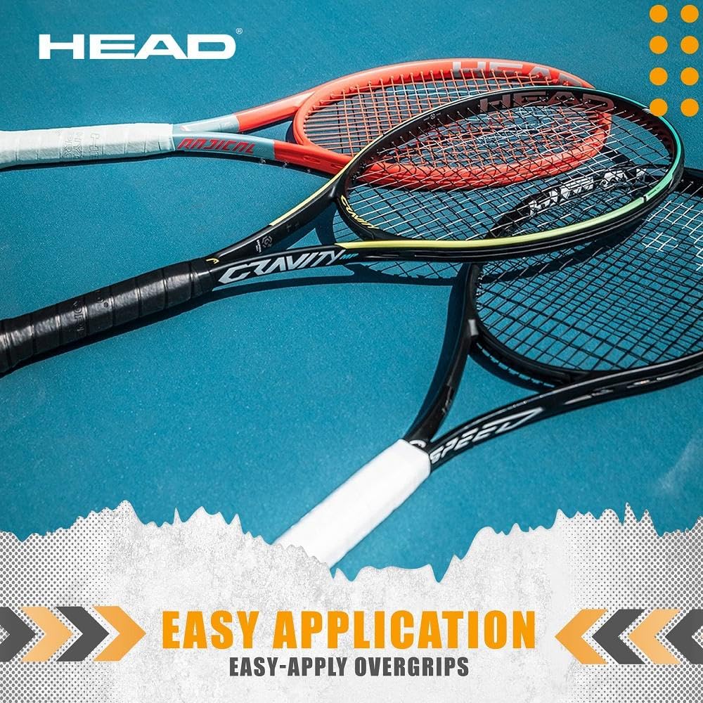 Foto 4 | Raqueta De Tenis Overgrip Head Xtreme Soft, Paquete De 3, Color Negro Y Blanco - Venta Internacional.