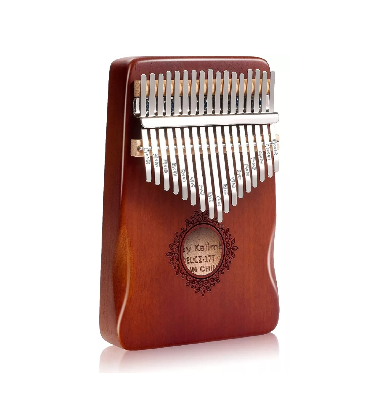 Instrumento Musical Kalimba Belug Marrón 17 Teclas