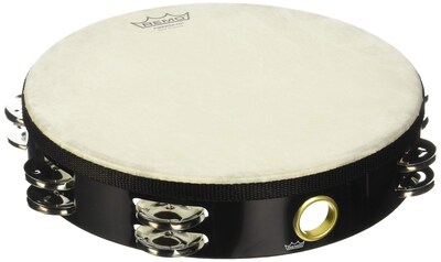 Foto 2 | Pandereta Remo Ta-5210-70 Fiberskyn Quadura Black 10 - Venta Internacional.