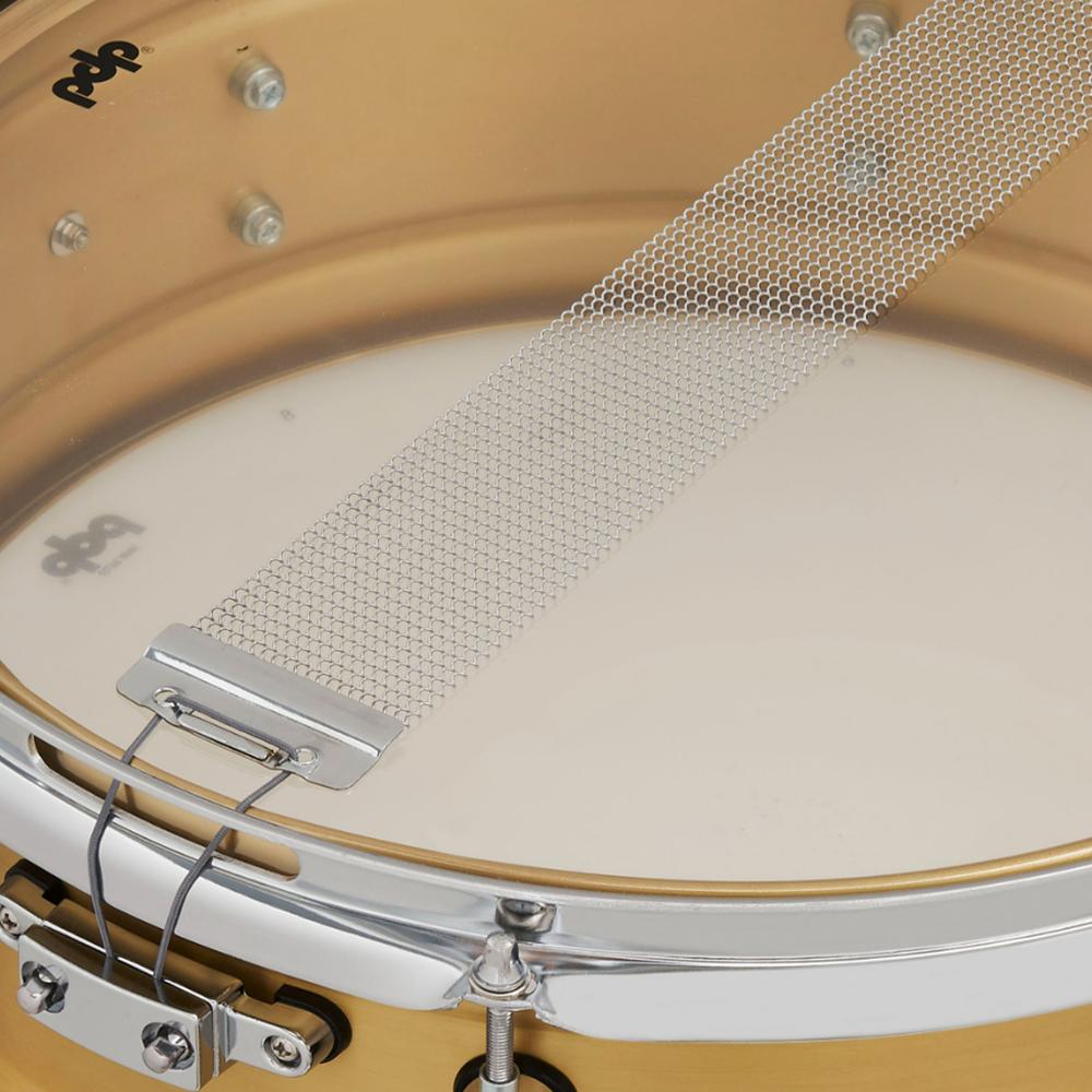 Foto 4 | Tarola Concept Series Brass Pacific Drums Pdsn0514nbbc Dorado de 14x5”