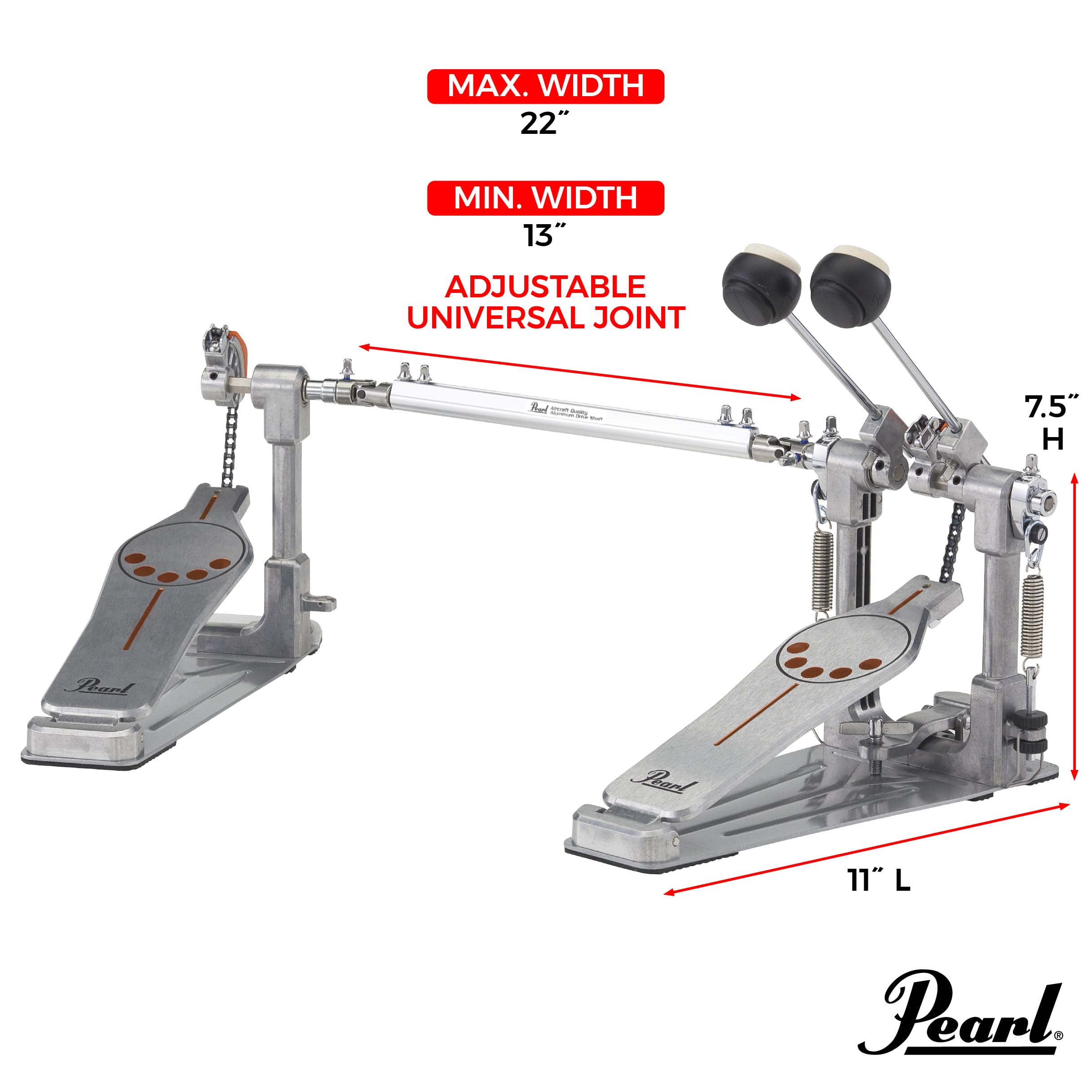Foto 4 | Pedal Para Contrabajo Pearl P932 Longboard Demo P932 - Venta Internacional.
