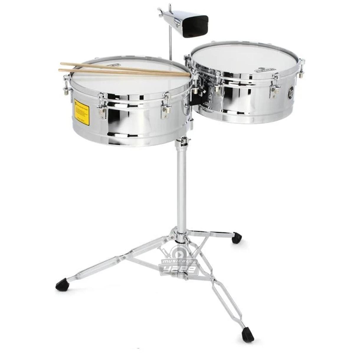 Timbales Latin Persussion M257 color Plata