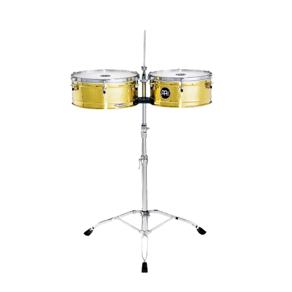 Foto 1 | Timbales 14 Y 15 Pulgadas Laton Con Soporte Meinl Lc1-brass