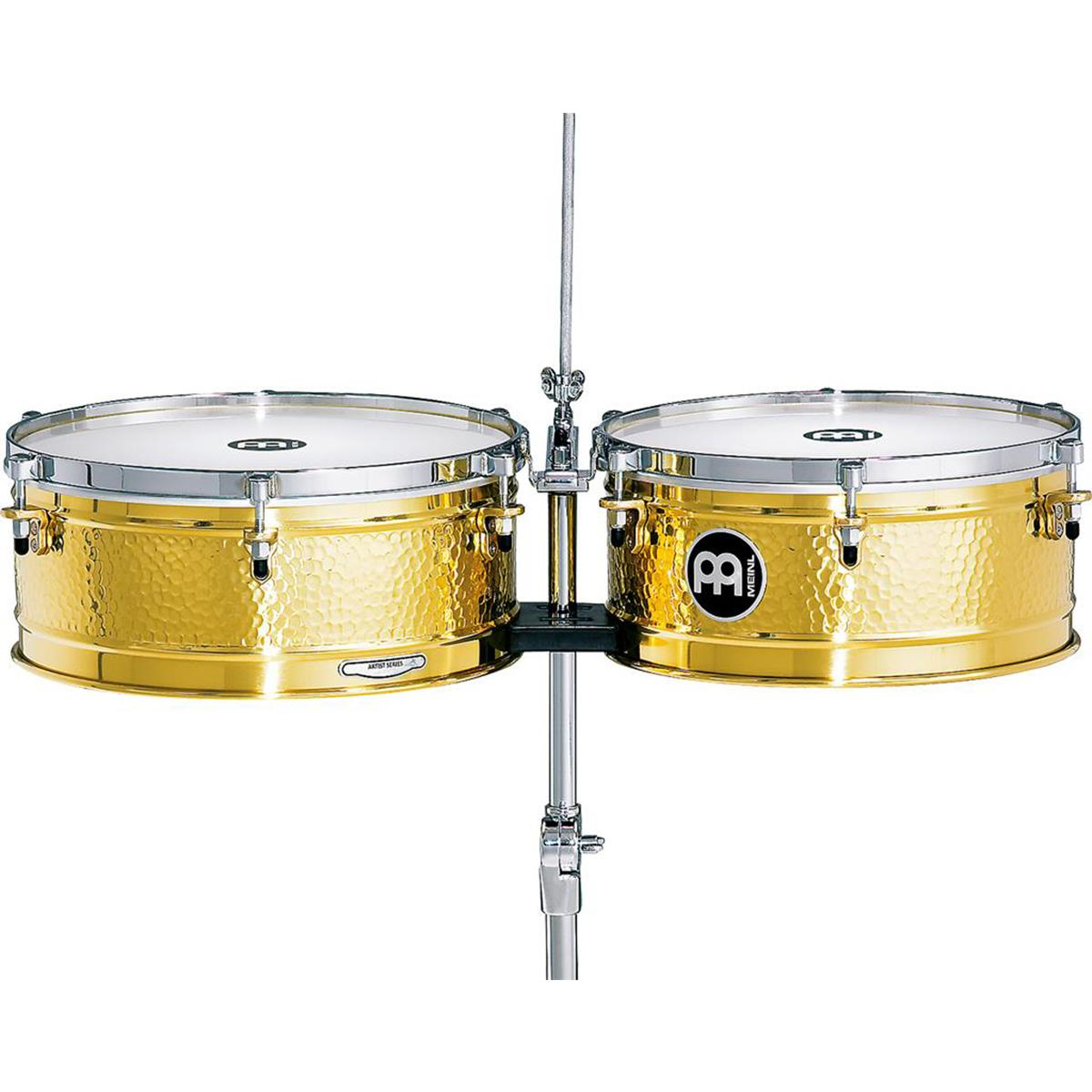 Foto 2 | Timbales 14 Y 15 Pulgadas Laton Con Soporte Meinl Lc1-brass