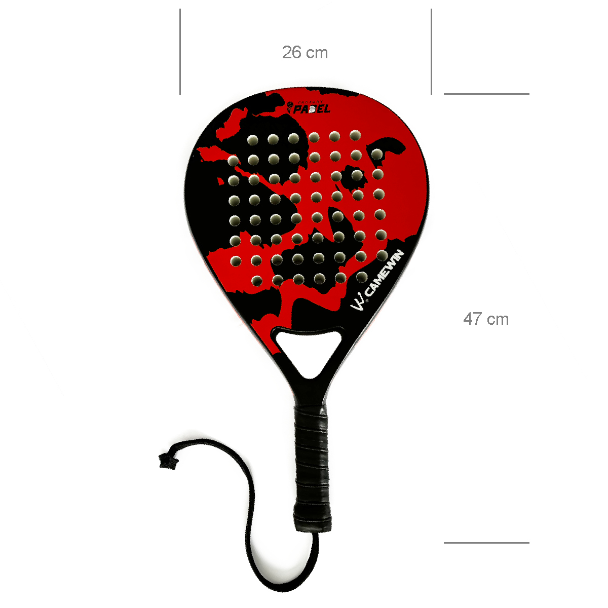 Foto 4 pulgar | Camewin Pala Pádel Kit Con Funda Premium Protector Y 2 Grips