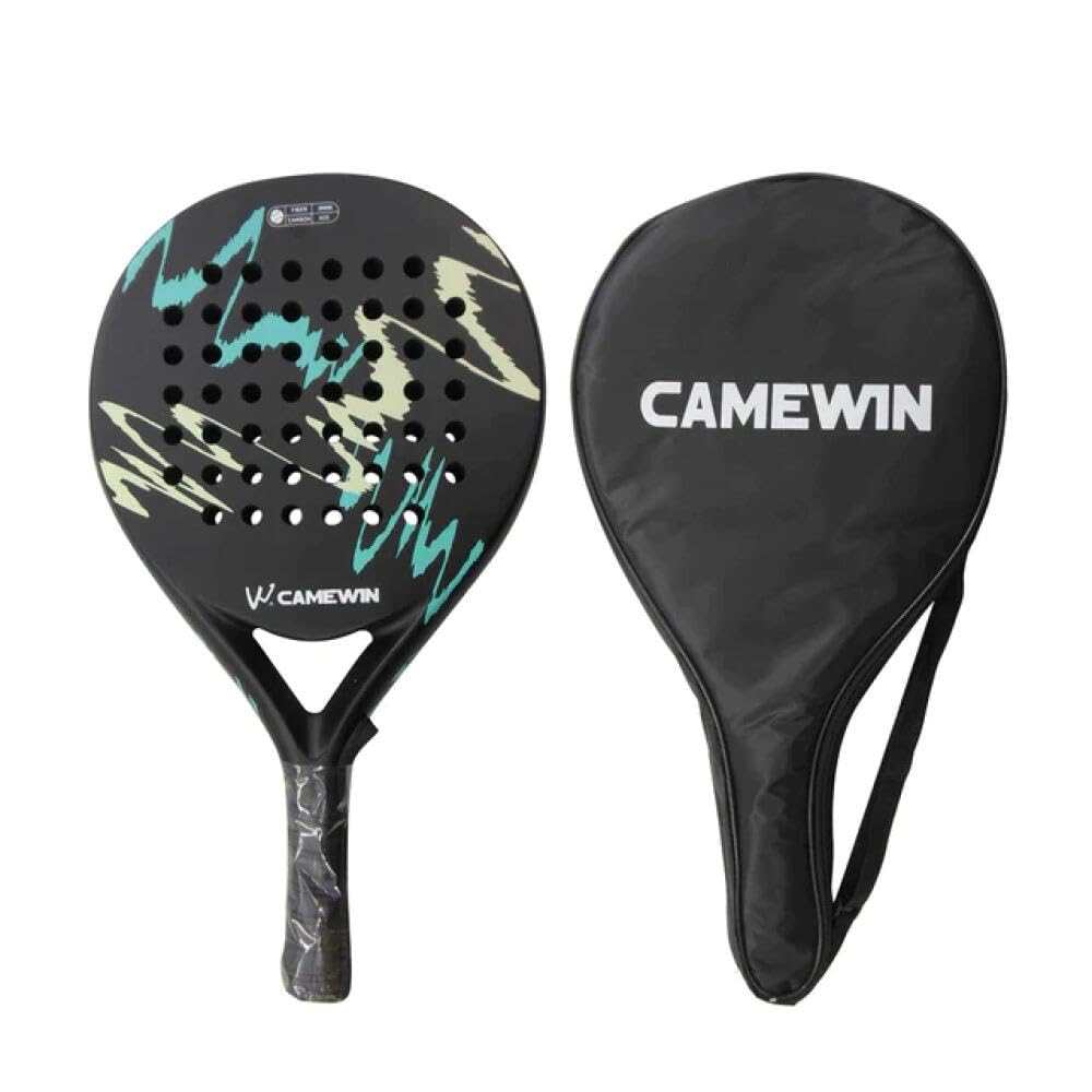 Foto 6 pulgar | Raquetas de Pádel Camewin 4018 con Funda Superficie de Carbono y Núcleo Eva