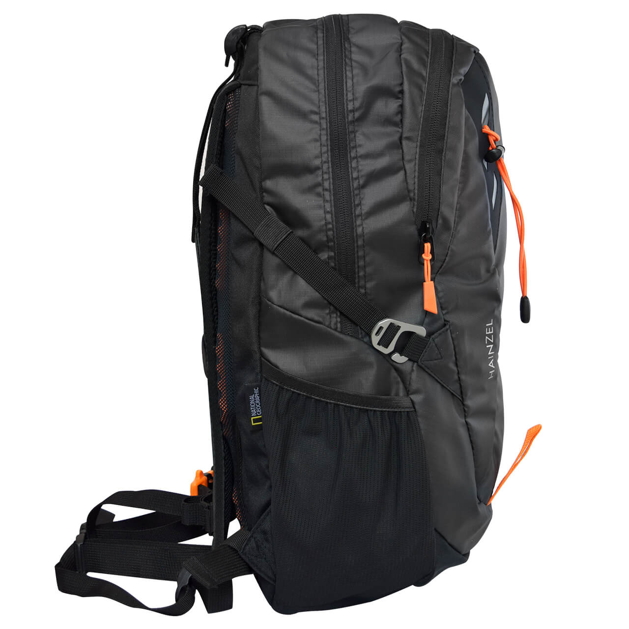 Foto 4 pulgar | Mochila De Montaña Hainzel 27 L Con Silbato Naranja S.o.s, Negro Con Naranja