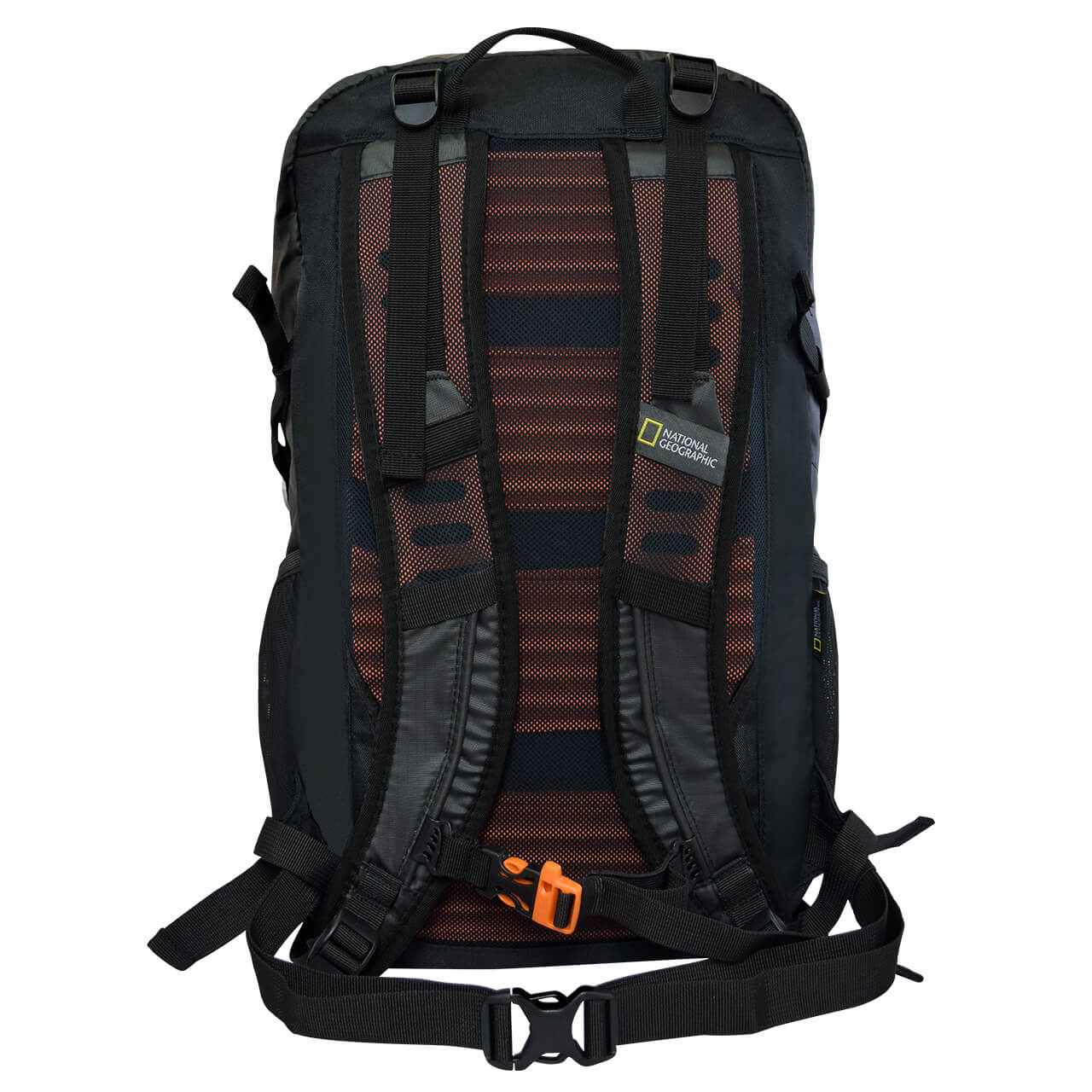 Foto 5 pulgar | Mochila De Montaña Hainzel 27 L Con Silbato Naranja S.o.s, Negro Con Naranja