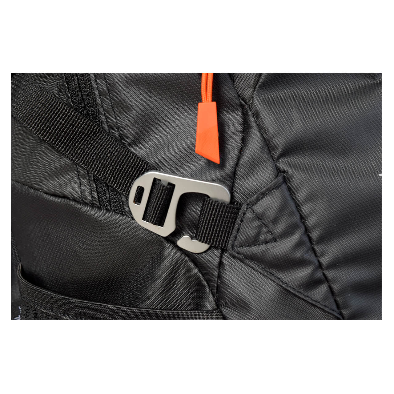 Foto 6 pulgar | Mochila De Montaña Hainzel 27 L Con Silbato Naranja S.o.s, Negro Con Naranja
