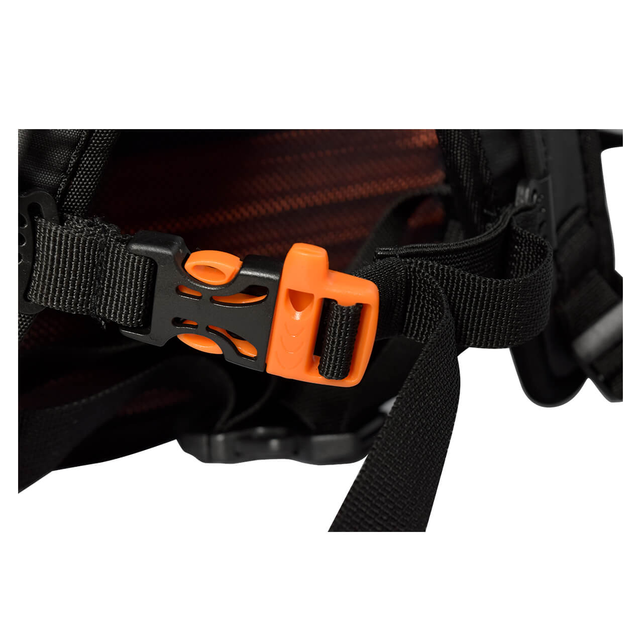Foto 8 pulgar | Mochila De Montaña Hainzel 27 L Con Silbato Naranja S.o.s, Negro Con Naranja