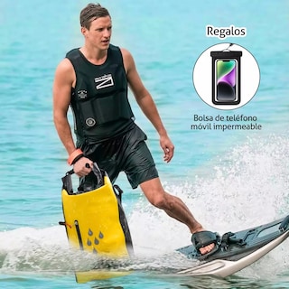 Foto 3 | Mochila Impermeable Bolsa Seca Impermeable Kayak Camping Eo Safe Imports Esi-16867 Amarillo