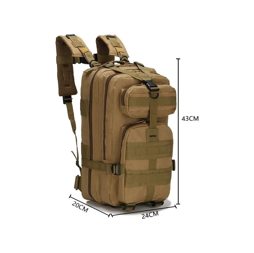 Foto 4 pulgar | Mochila Militar Belug Táctica Para Portátil Caki