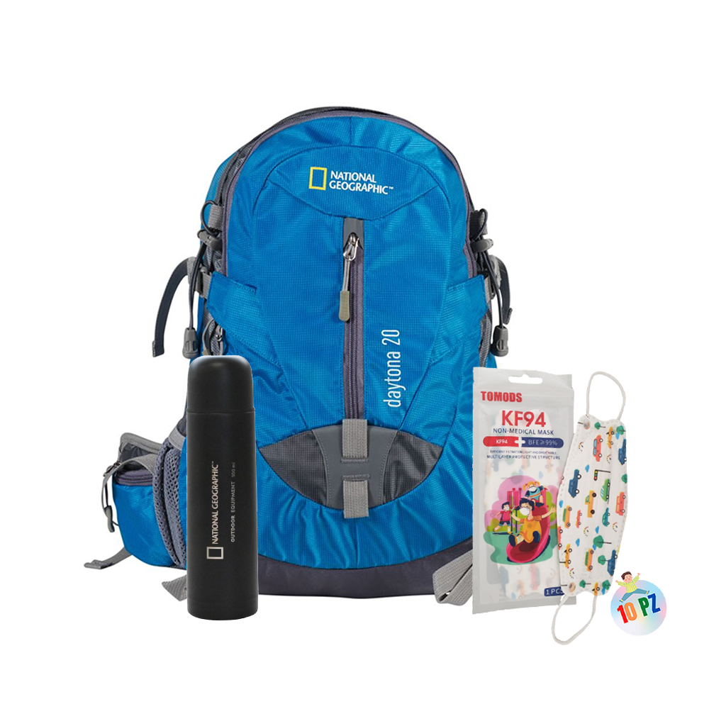 Foto 1 | Mochila Natgeo Daytona 20 con Termo Bala y Cubrebocas