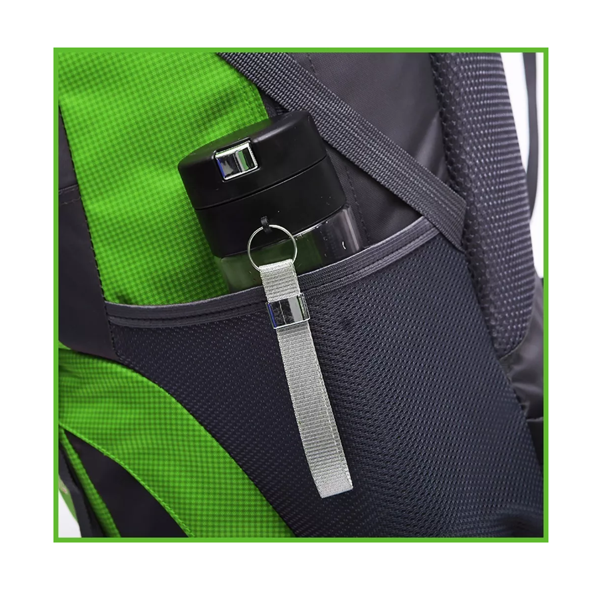 Foto 6 pulgar | Mochila Impermeable 60l para Senderismo Eo Safe Imports Esi-6683 color Verde