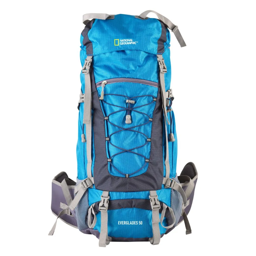 Foto 2 pulgar | Mochila Expedition Line National Geographic Mng8501 color Azul y Gris Everglades 50 L