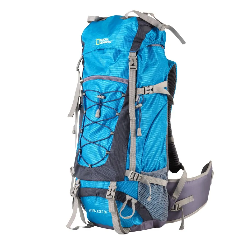 Foto 4 pulgar | Mochila Expedition Line National Geographic Mng8501 color Azul y Gris Everglades 50 L