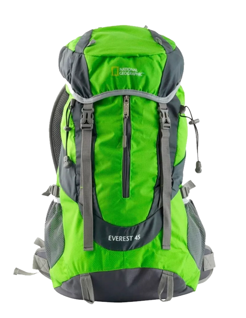 Foto 3 pulgar | Mochila Everest 45 L color Verde y Sleeping Sky color Gris National Geographic