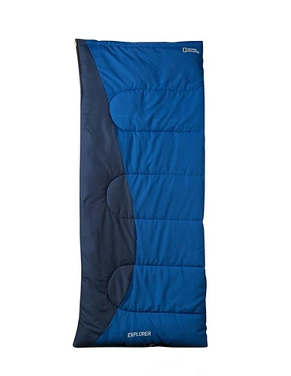 Foto 3 pulgar | Mochila Bluelake 25 L National Geographic Sleeping Explorer Azul y Barras Químicas Azules
