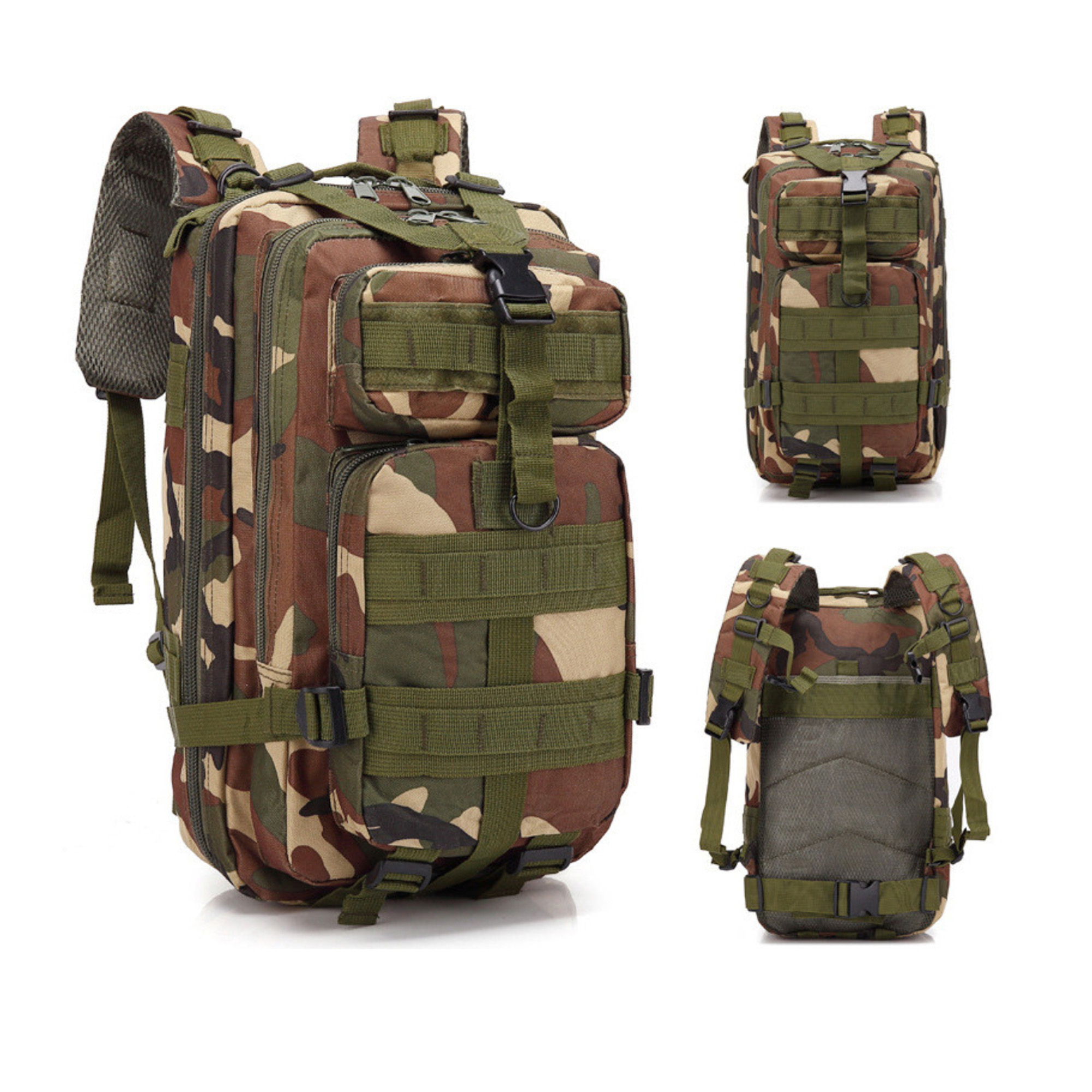 Mochila Tactica 30l Impermeable Camuflaje