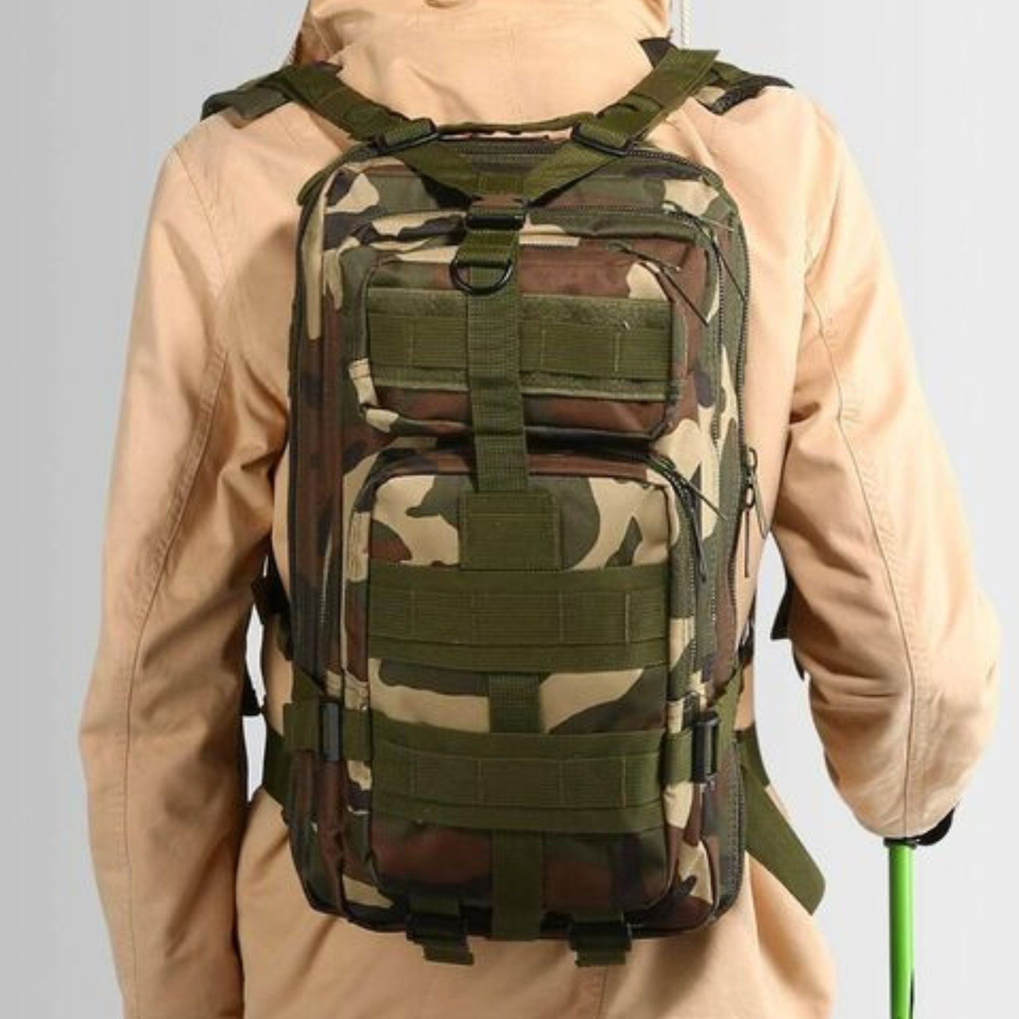 Foto 3 pulgar | Mochila Tactica 30l Impermeable Camuflaje