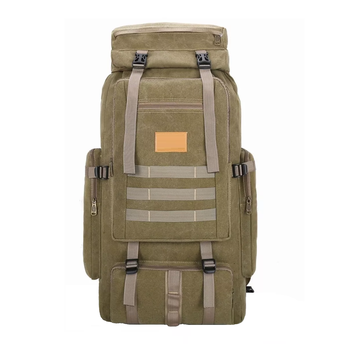 Mochila Táctica Militar Impermeable De 80l Eo Safe Imports Esi-11875 Marron