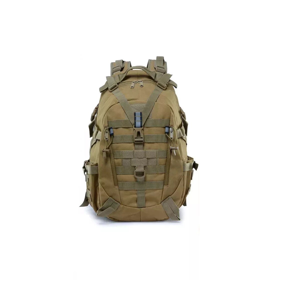 Mochila Tactica De Cámping Impermeable Gran Capacidad 45l  Eo Safe Imports Esi-11866 Beige