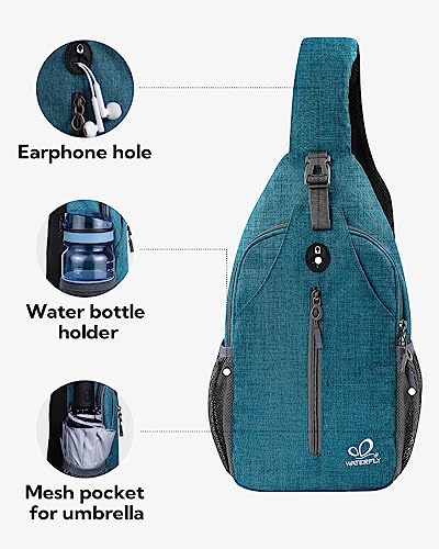 Foto 3 | Venta Internacional - Mochila Tipo Bandolera Waterfly Small De Nailon Para Senderismo Al Aire Libre