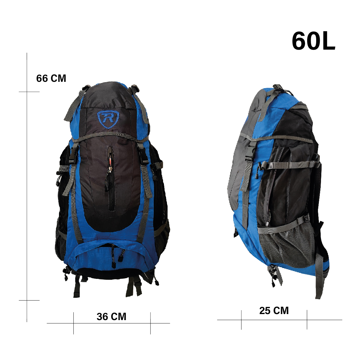 Foto 5 pulgar | Mochila para Campismo Tr Mb60l Travel Republic  60l  Resistente