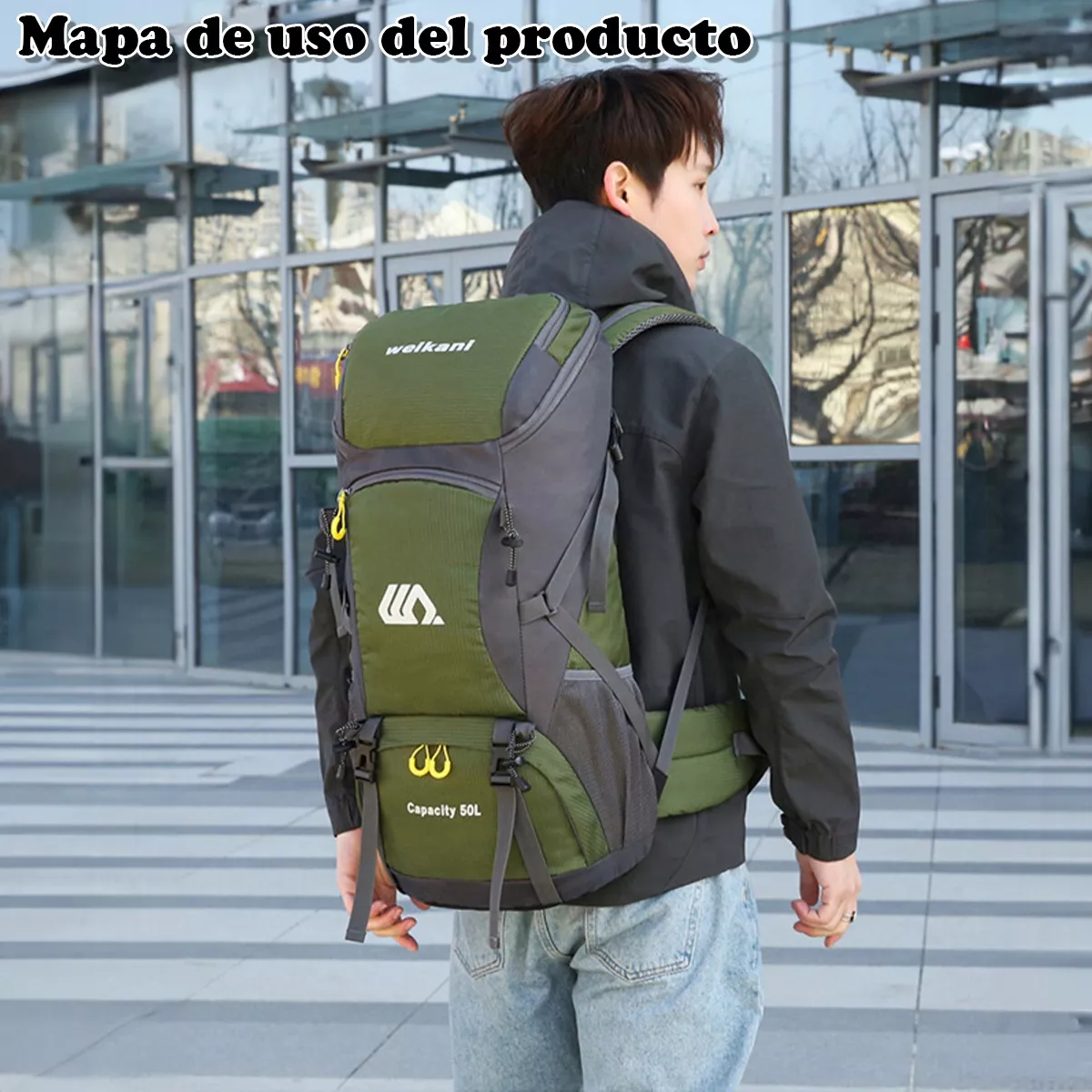 Foto 3 pulgar | Mochila Táctica Militar Impermeable Eo Safe Imports Esi-12789 Multicolor