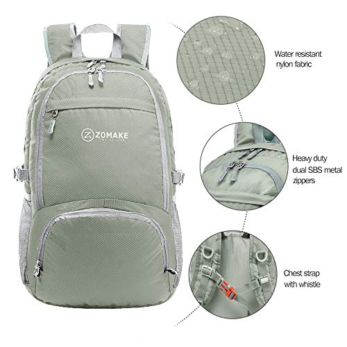 Foto 6 pulgar | Mochila Zomake Plegable para Senderismo Resistente al Agua - Venta Internacional