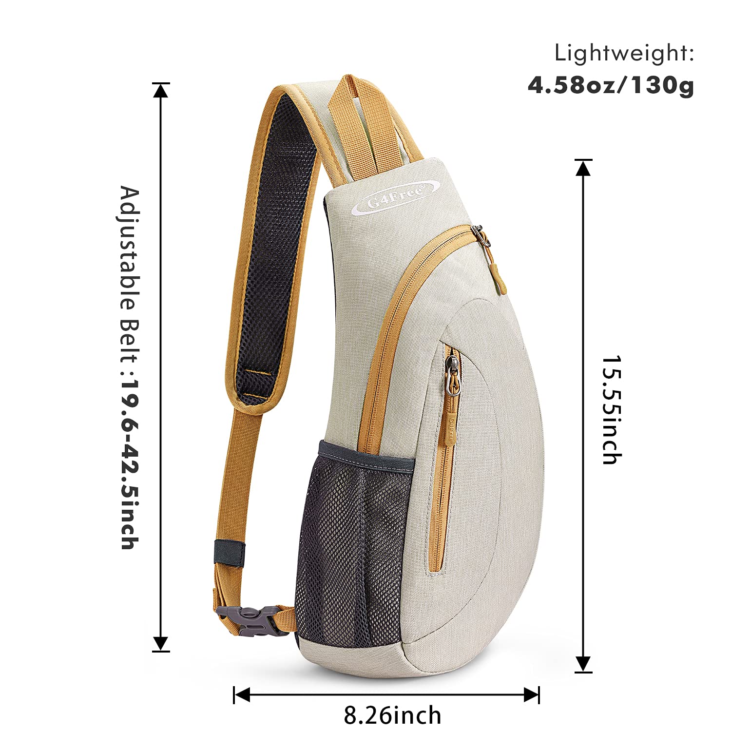 Foto 4 pulgar | Sling Bag G4free Sling Bags Para Hombre, Mochila De Hombro De Nailon - Venta Internacional.