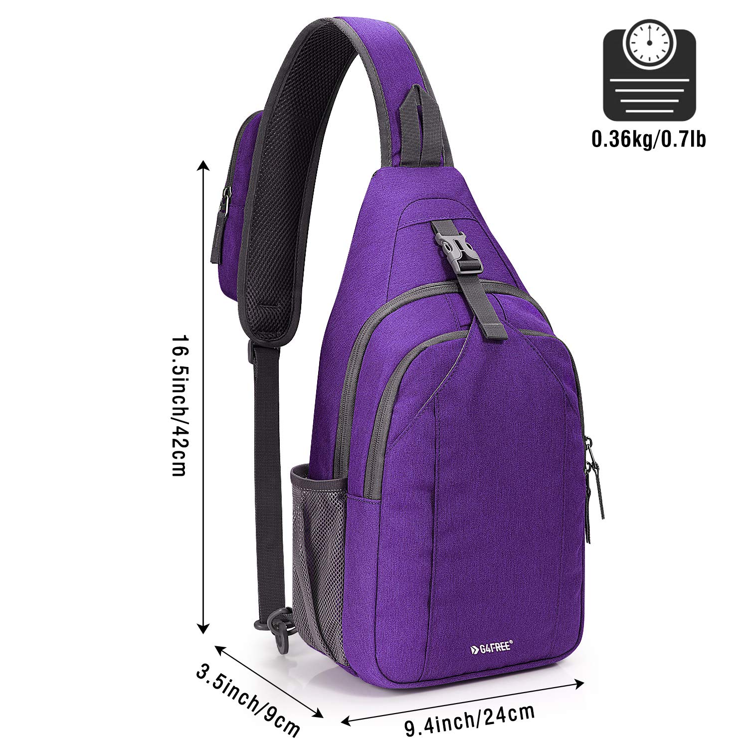 Foto 5 pulgar | Mochila Bandolera G4free con Bloqueo Rfid - Venta Internacional