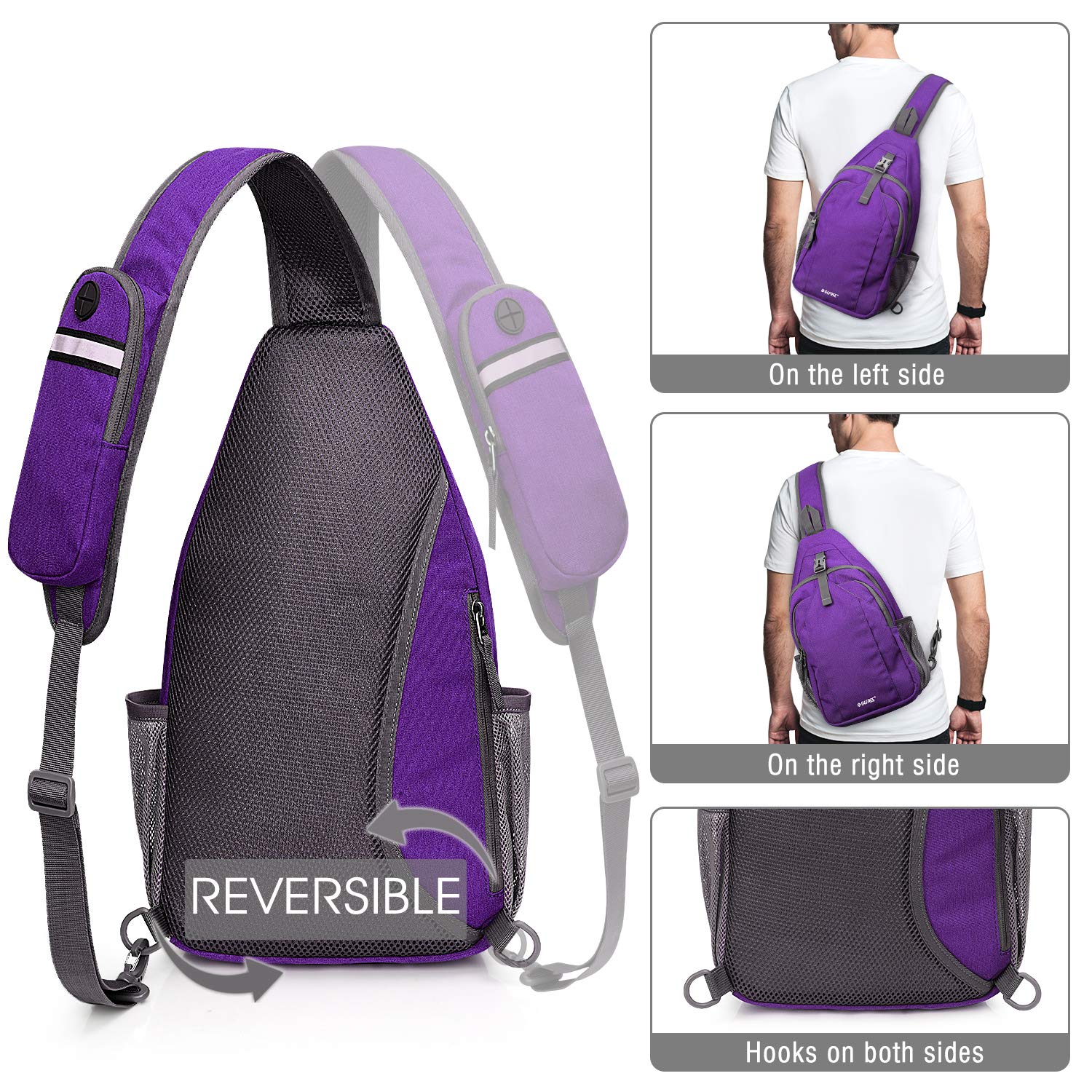 Foto 6 pulgar | Mochila Bandolera G4free con Bloqueo Rfid - Venta Internacional