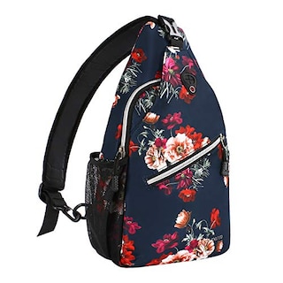 Foto 1 | Mochila Tipo Bandolera Mosiso Para Viajes Y Senderismo, Color Azul Cottonrose - Venta Internacional.