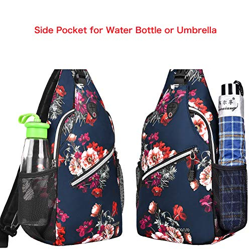 Foto 6 | Mochila Tipo Bandolera Mosiso Para Viajes Y Senderismo, Color Azul Cottonrose - Venta Internacional.
