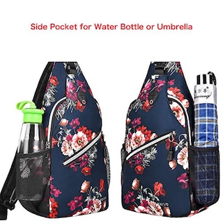 Foto 6 | Mochila Tipo Bandolera Mosiso Para Viajes Y Senderismo, Color Azul Cottonrose - Venta Internacional.