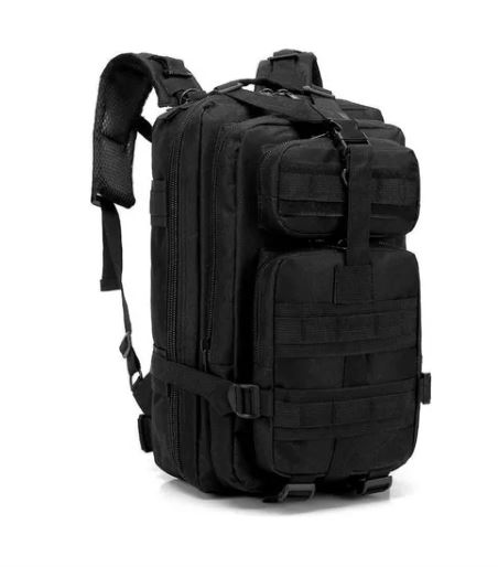 Foto 1 | Mochila Tactica De Cámping Impermeable Gran Capacidad 30l, Negro