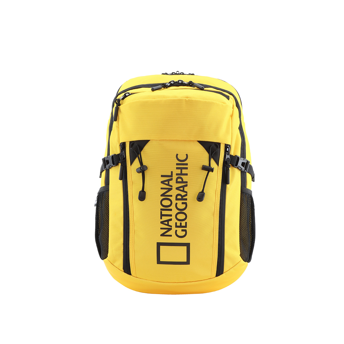 Mochila Nat Geo Box Canyon 35 L Amarilla con Sistema de Bloqueo RFID