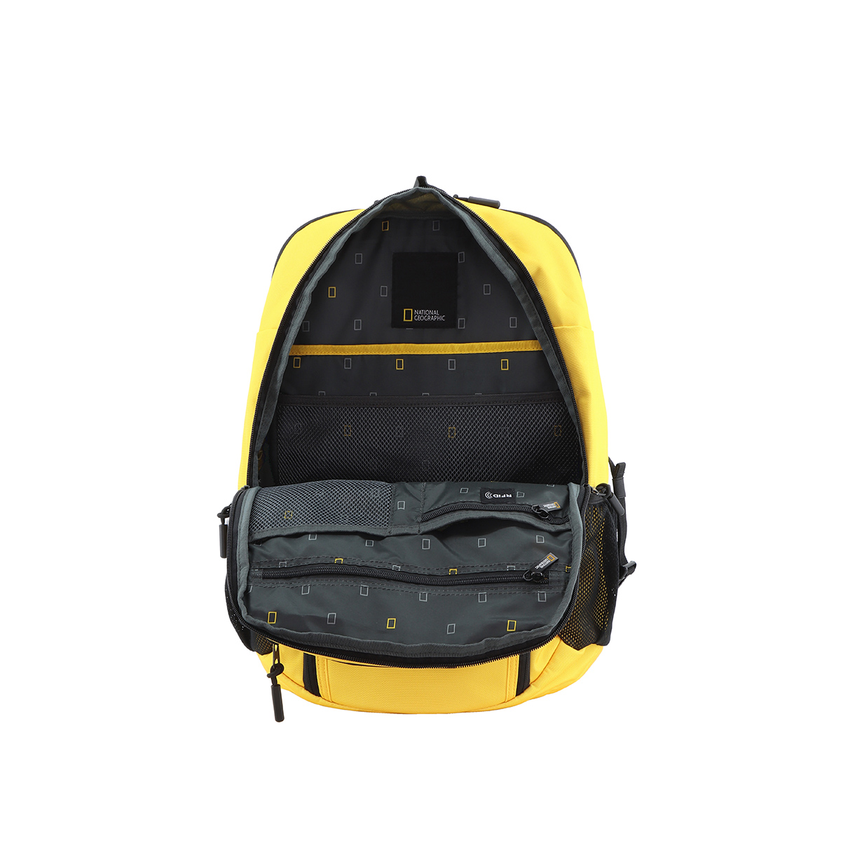 Foto 4 | Mochila Nat Geo Box Canyon 35 L Amarilla con Sistema de Bloqueo RFID